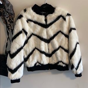 New fur bomber jacket